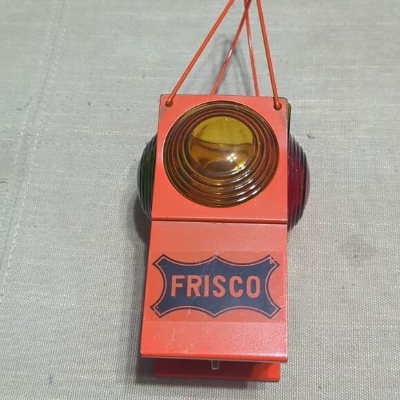 Antique Santa Fe Lamp 4 Way Railroad Train Switch Signal Lantern - Picture 5 of 9